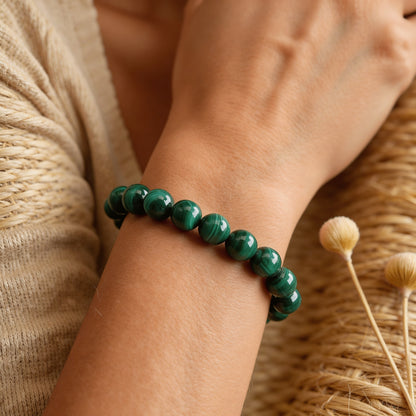 Bracelet Malachite — Transformation Profonde & Libération