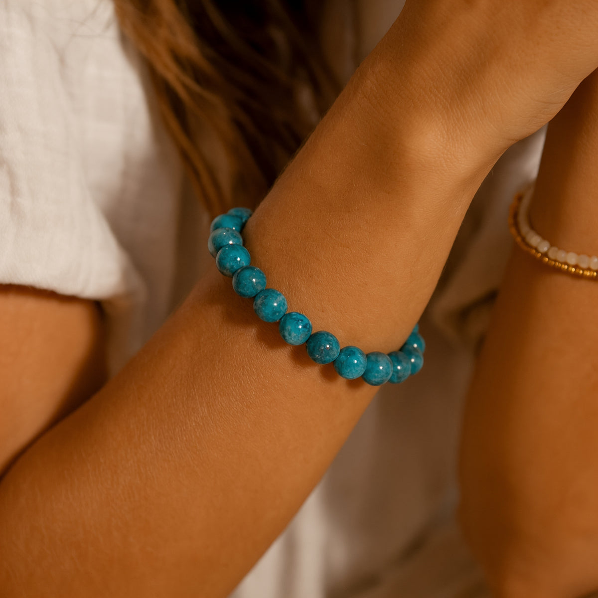 Bracelet Apatite — Clarté Mentale & Motivation Profonde