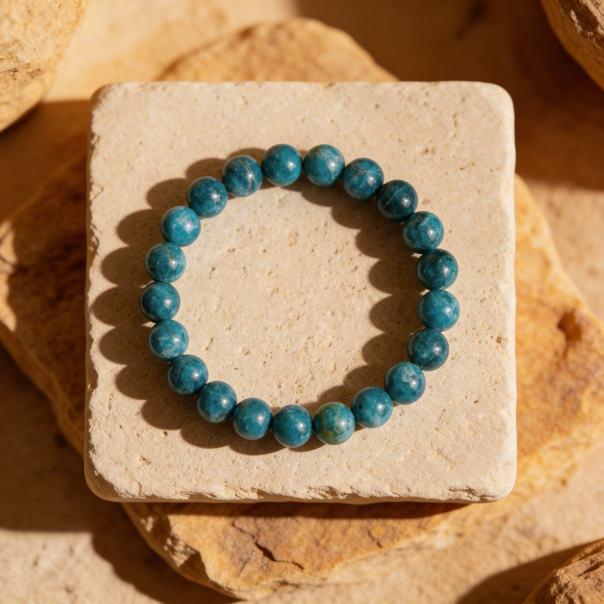 Bracelet Apatite — Clarté Mentale & Motivation Profonde