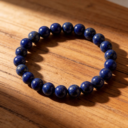 Bracelet "Expression" en Lapis Lazuli - 6mm / 17 cm - L'Arbre des Chakras