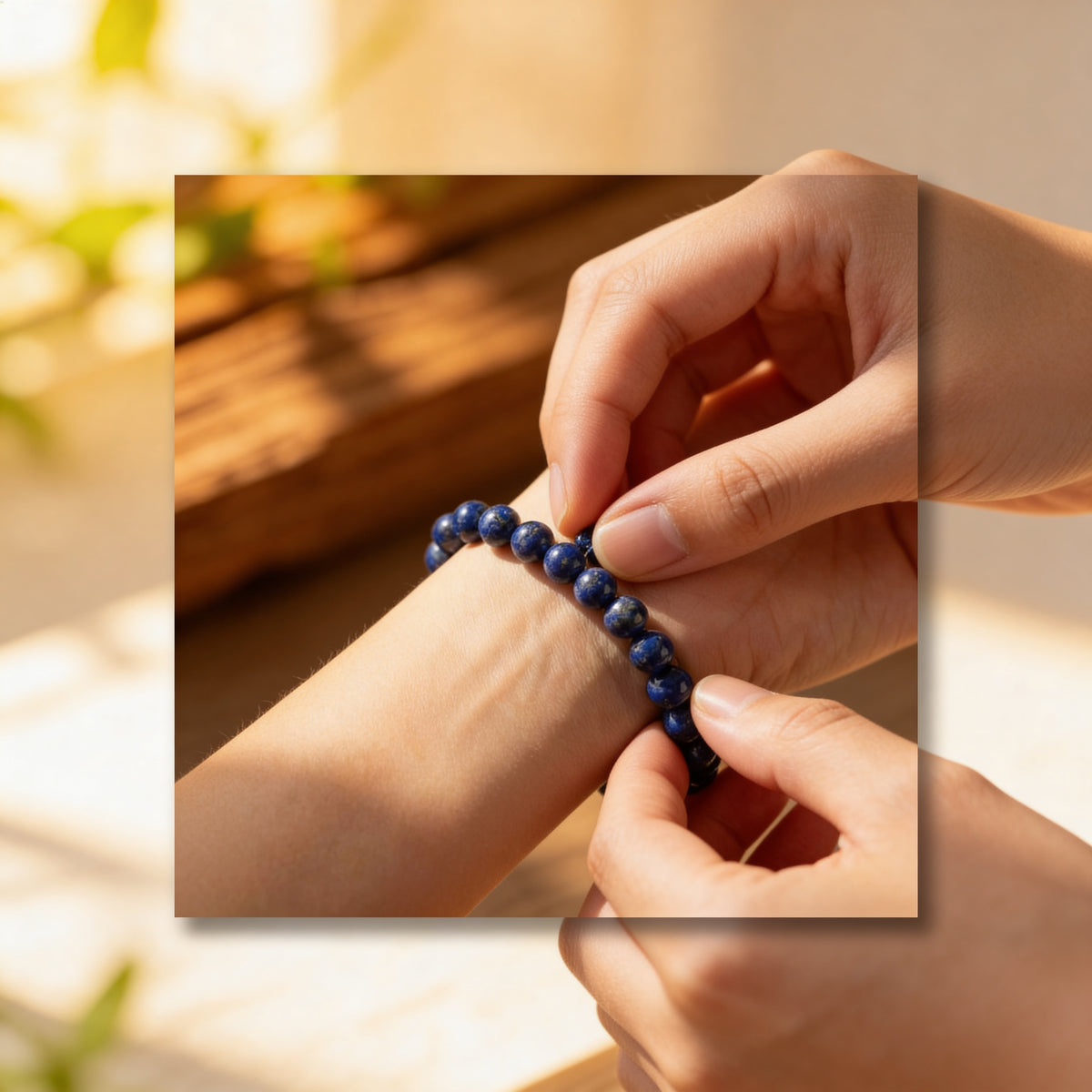 Bracelet Lapis Lazuli — Sagesse, Expression & Amitié Sincère