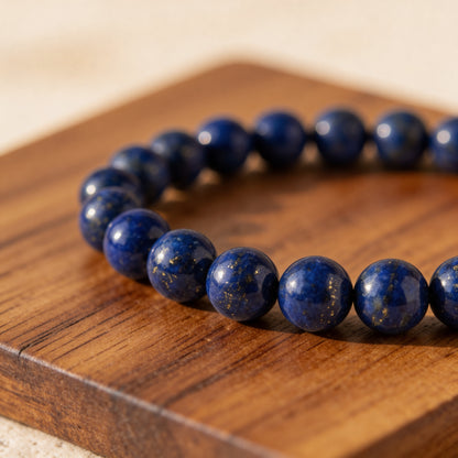 Bracelet Lapis Lazuli — Sagesse, Expression & Amitié Sincère