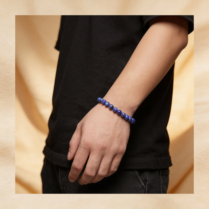 Bracelet Lapis Lazuli — Sagesse, Expression & Amitié Sincère