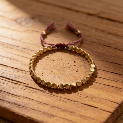 Bracelet Tibétain en Cuivre — Équilibre & Énergie Vitale