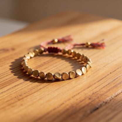 Bracelet Tibétain en Cuivre — Équilibre & Énergie Vitale