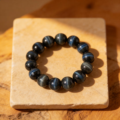 Bracelet Œil de Faucon — Intuition & Protection de l'Ange Gardien