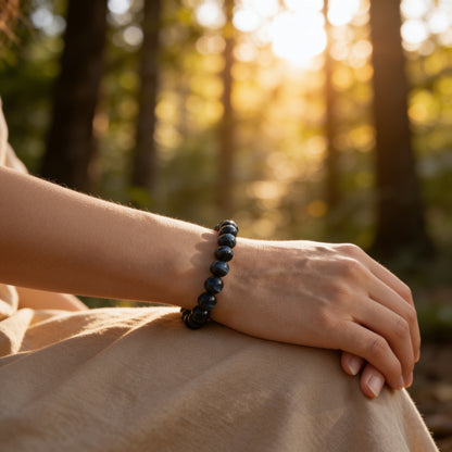 Bracelet Œil de Faucon — Intuition & Protection de l'Ange Gardien