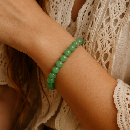 Bracelet Aventurine — Pierre de la Chance & de l'Opportunité