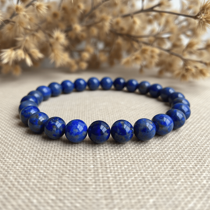 Bracelet Lapis Lazuli — Sagesse, Expression & Amitié Sincère