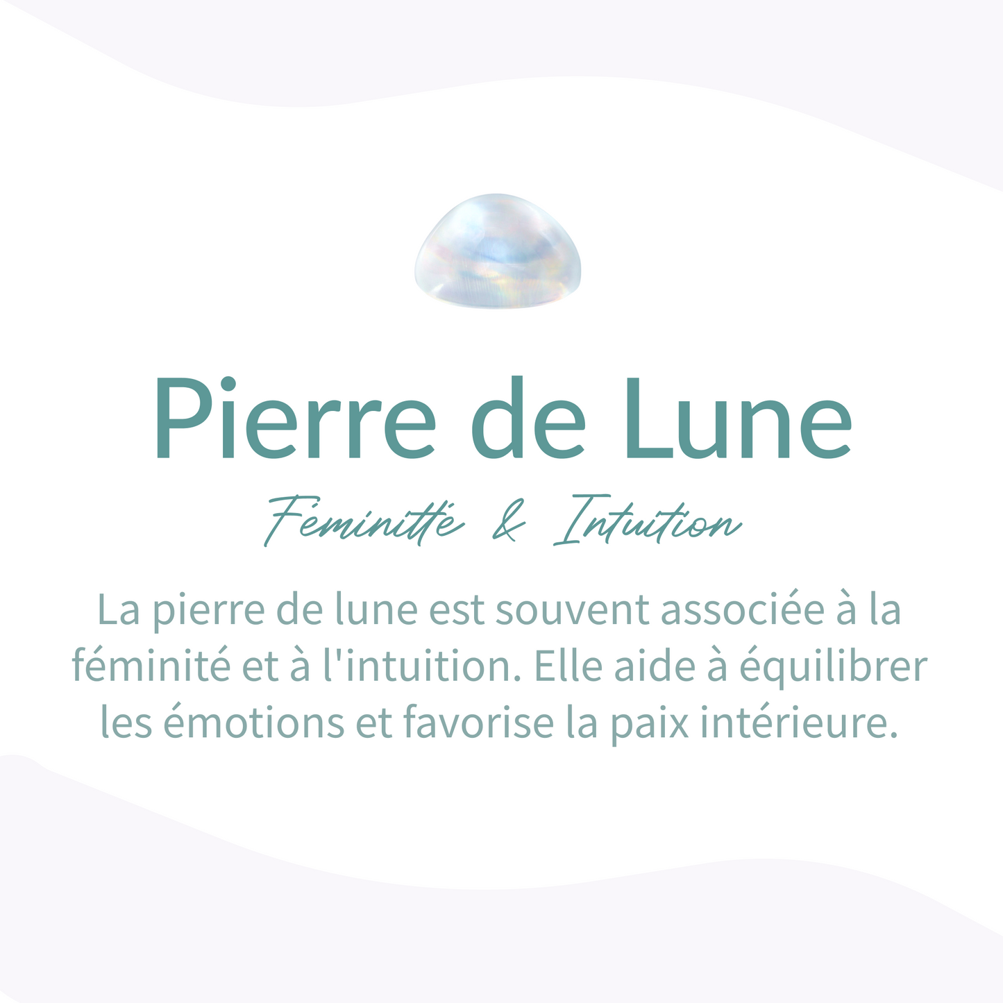 Bracelet Pierre de Lune — Intuition Féminine & Cycles de Vie