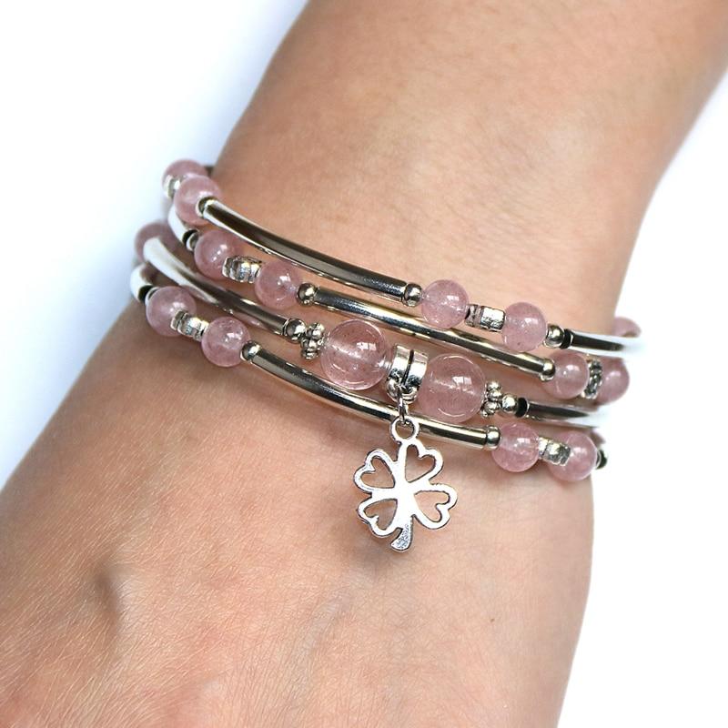 Bracelet Chance en Pierres Naturelles — Opportunité & Positivité