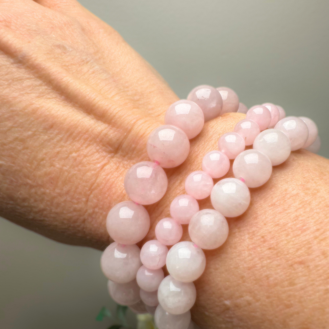 Bracelet Quartz Rose — Pierre de l'Amour & de la Douceur